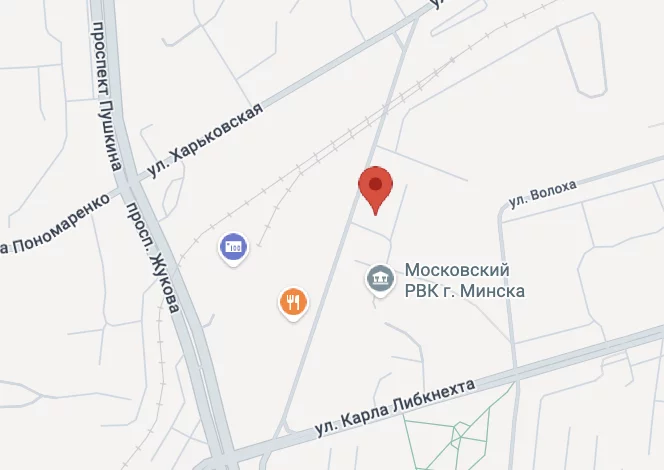 Карта: пр. Бетонный 13, Минск